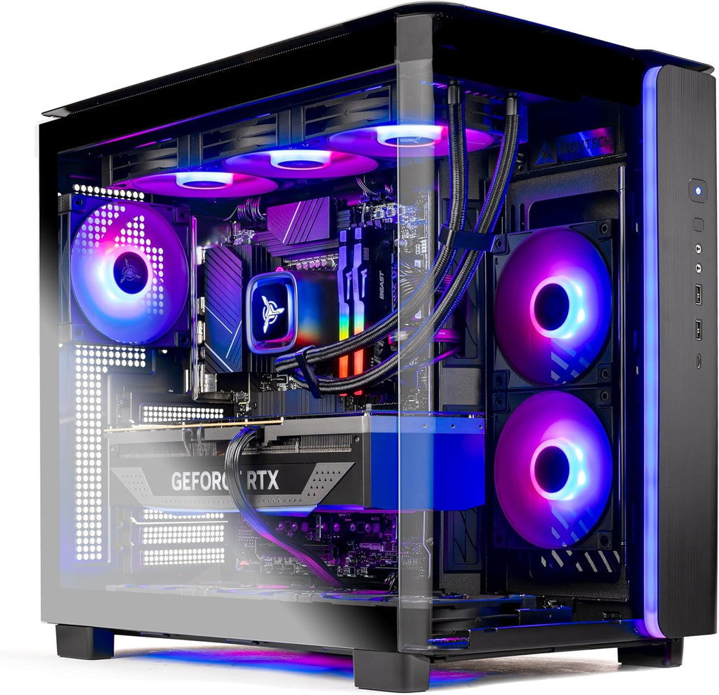 Ryzen 7 7700X RTX 4070 Ti Super 16GB 1TB Gen4 SSD 32GB DDR5 RAM 750W Gold PSU Gaming PC Desktop M266240