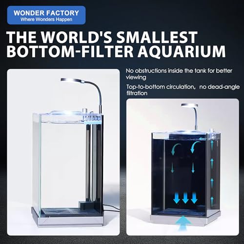 1.5 Gallon Float Glass Fish Tank Starter Kit B441579