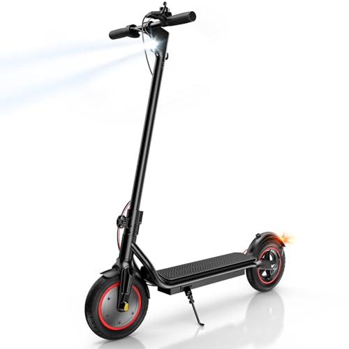 Electric Scooter with 500W Motor, 22 MPH Top Speed, 23 Miles Range, 10" Pneumatic Tires F75116