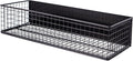 Black Magnetic Wire Mesh Shelf, 13.77" x 5.11" x 3.26" K4401