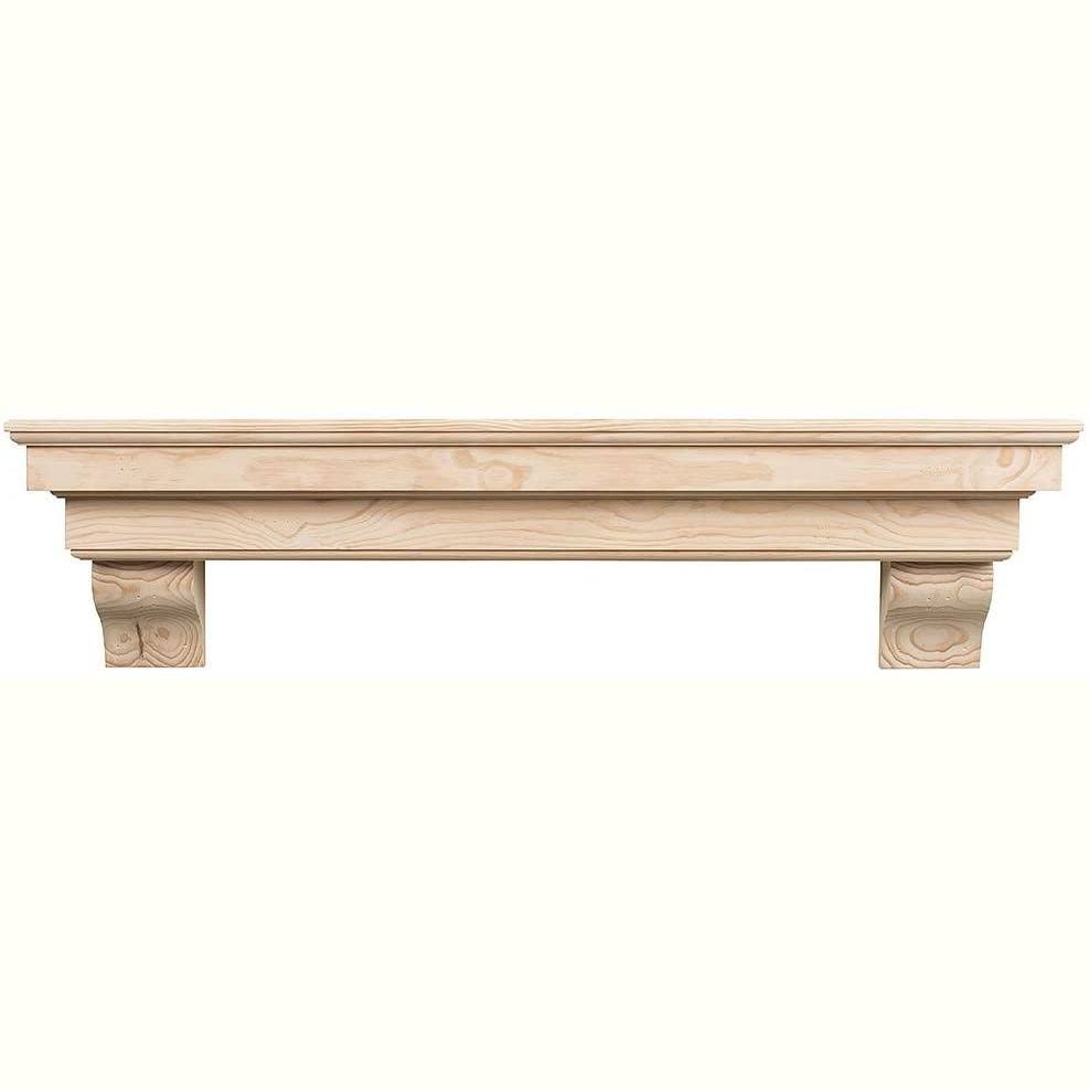72x22 Unfinished Fireplace Mantel Shelf F5346