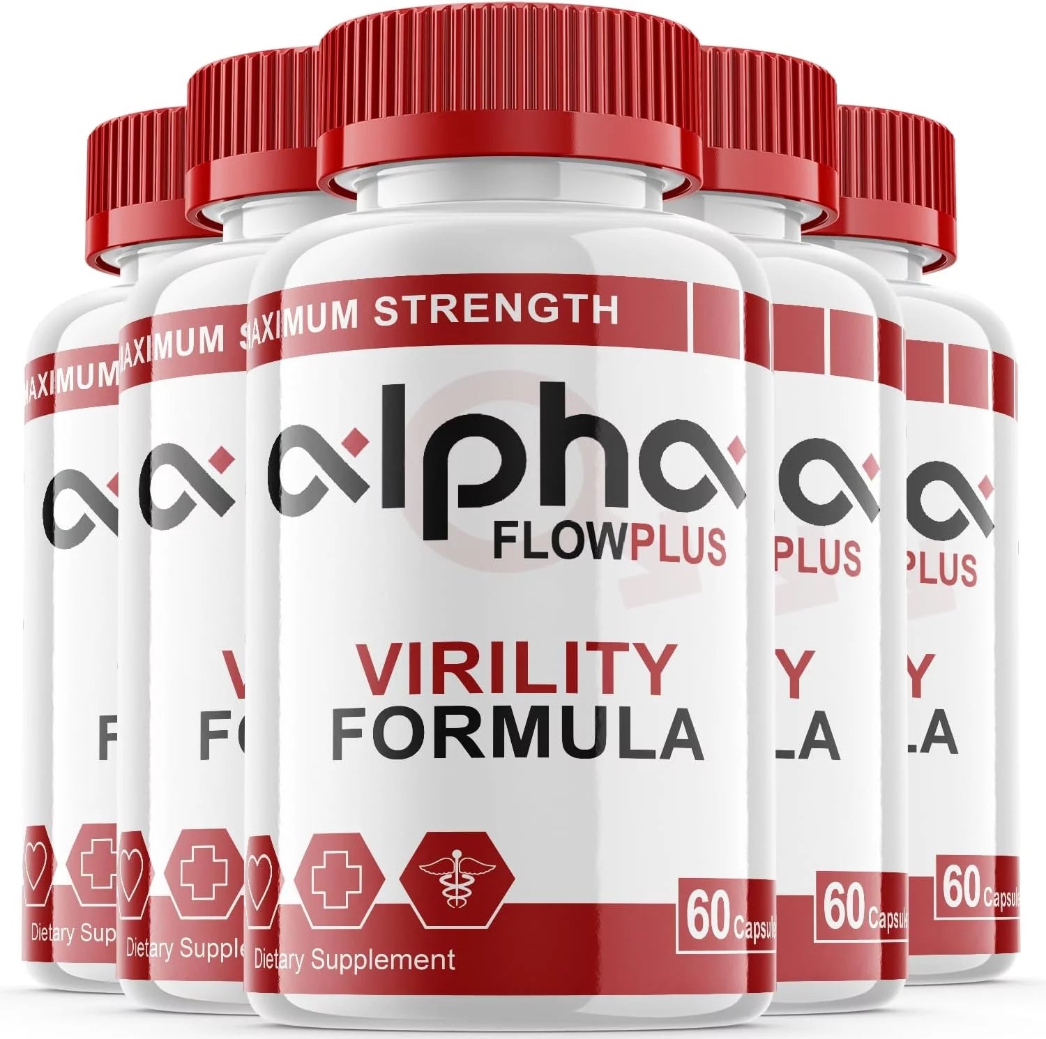 (5 Pack) Dietary Supplement 300 Capsules Q318334