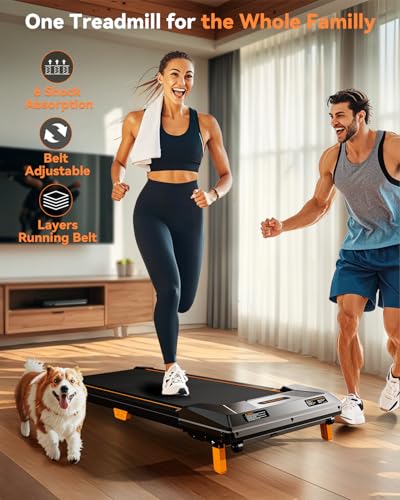 Compact Under Desk Treadmill with Remote Control Q12313