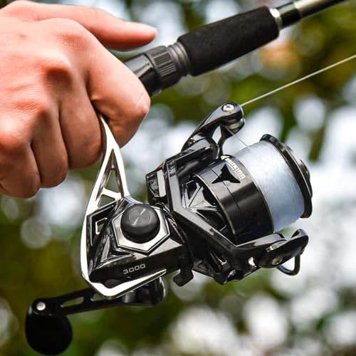 Rigid Aluminum Frame 7+1 Double-Shielded Stainless-Steel BB Spinning Fishing Reel J228709