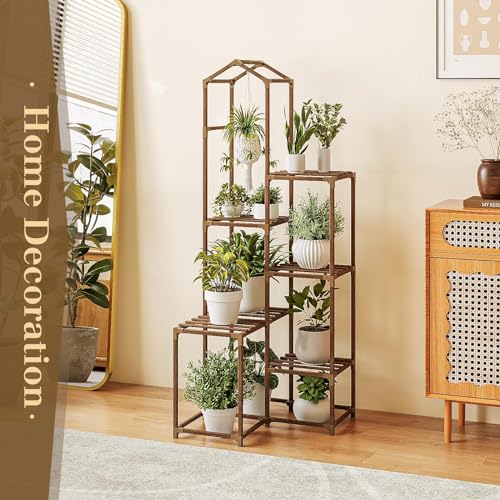 Tall Wood Plant Stand J89785