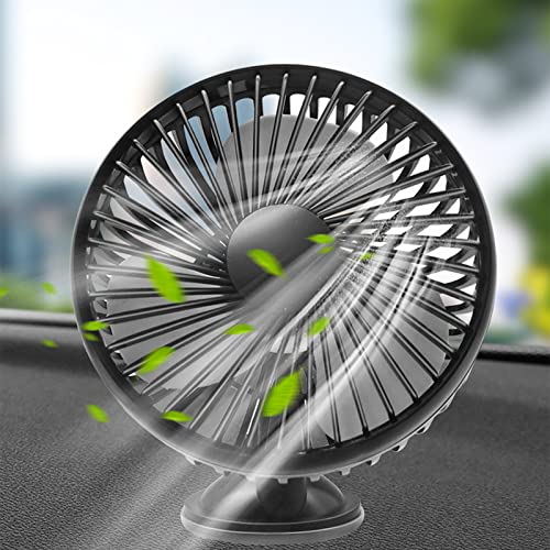 Black USB Powered Portable Vehicle Fan G82816