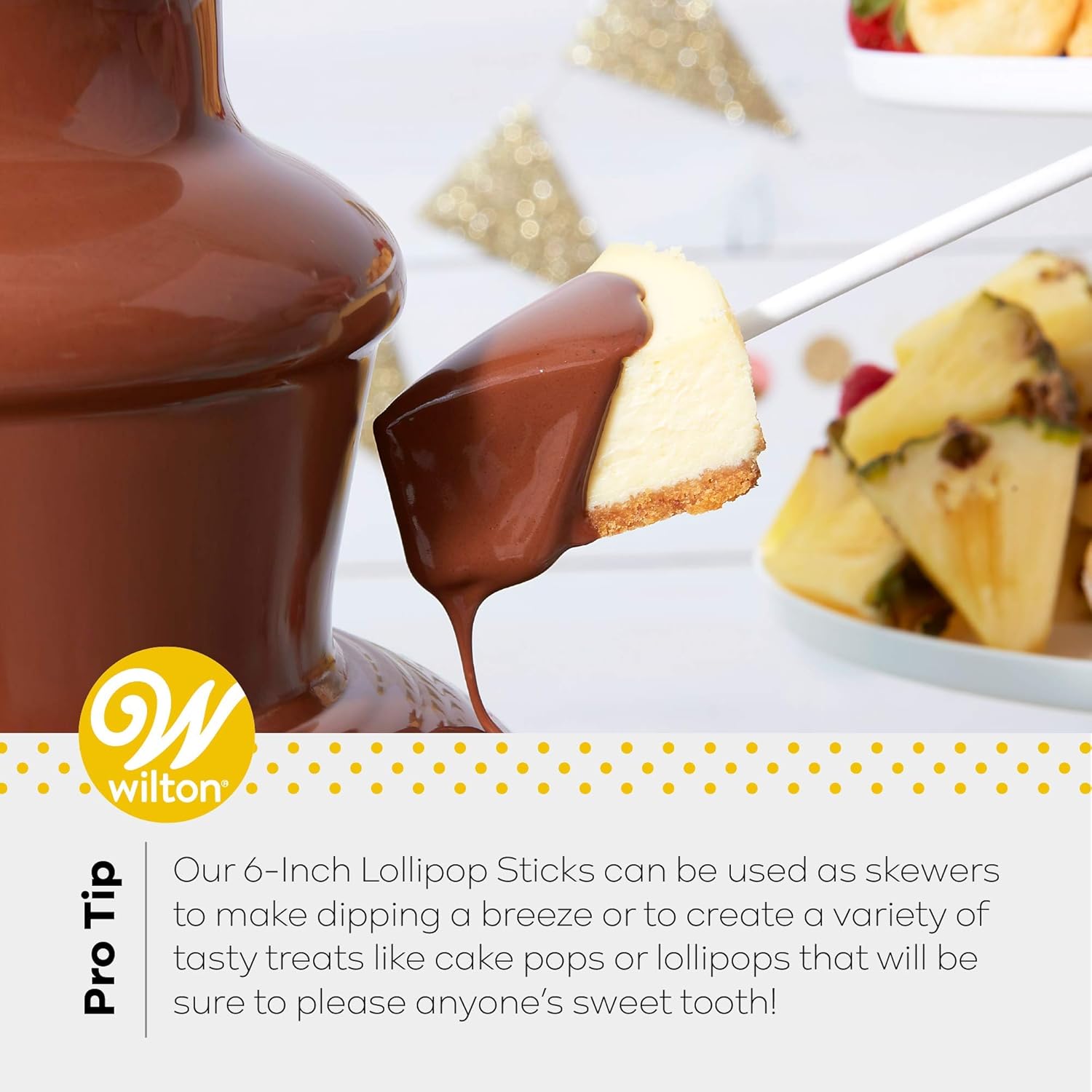 Chocolate Fountain, 3-Tier, 16-Inches Tall, 4-lb Capacity O8328