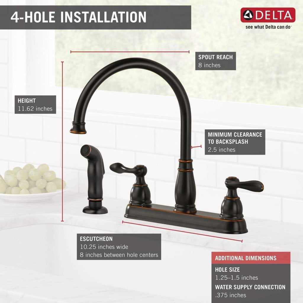 Two Handle Kitchen Faucet W667110