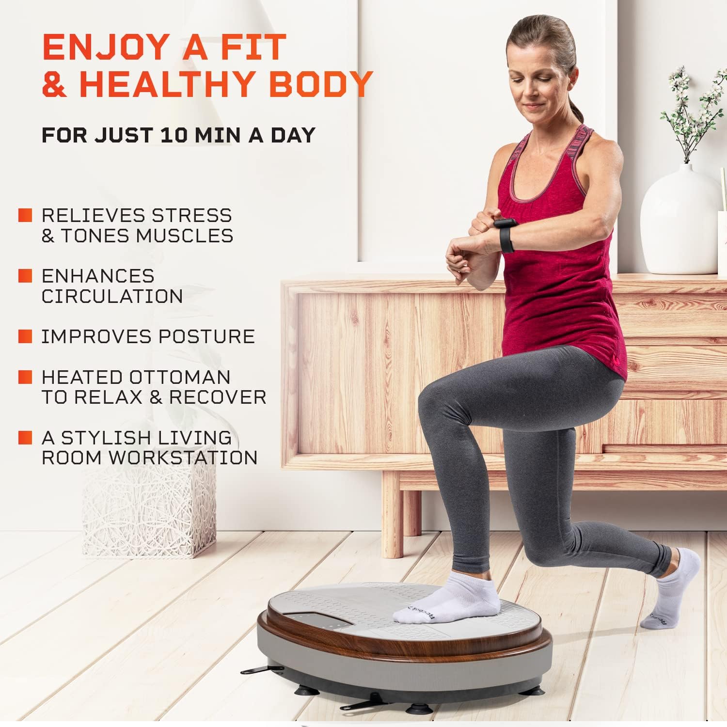 Vibration Plate Exercise Machine Q13737