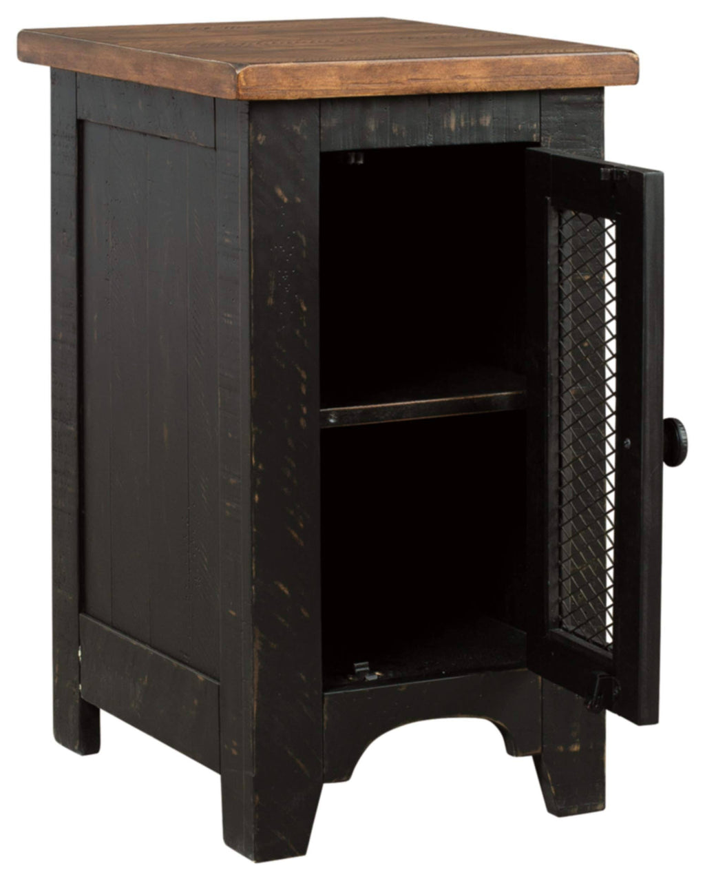 Black/Brown Chair Side End Table M7743