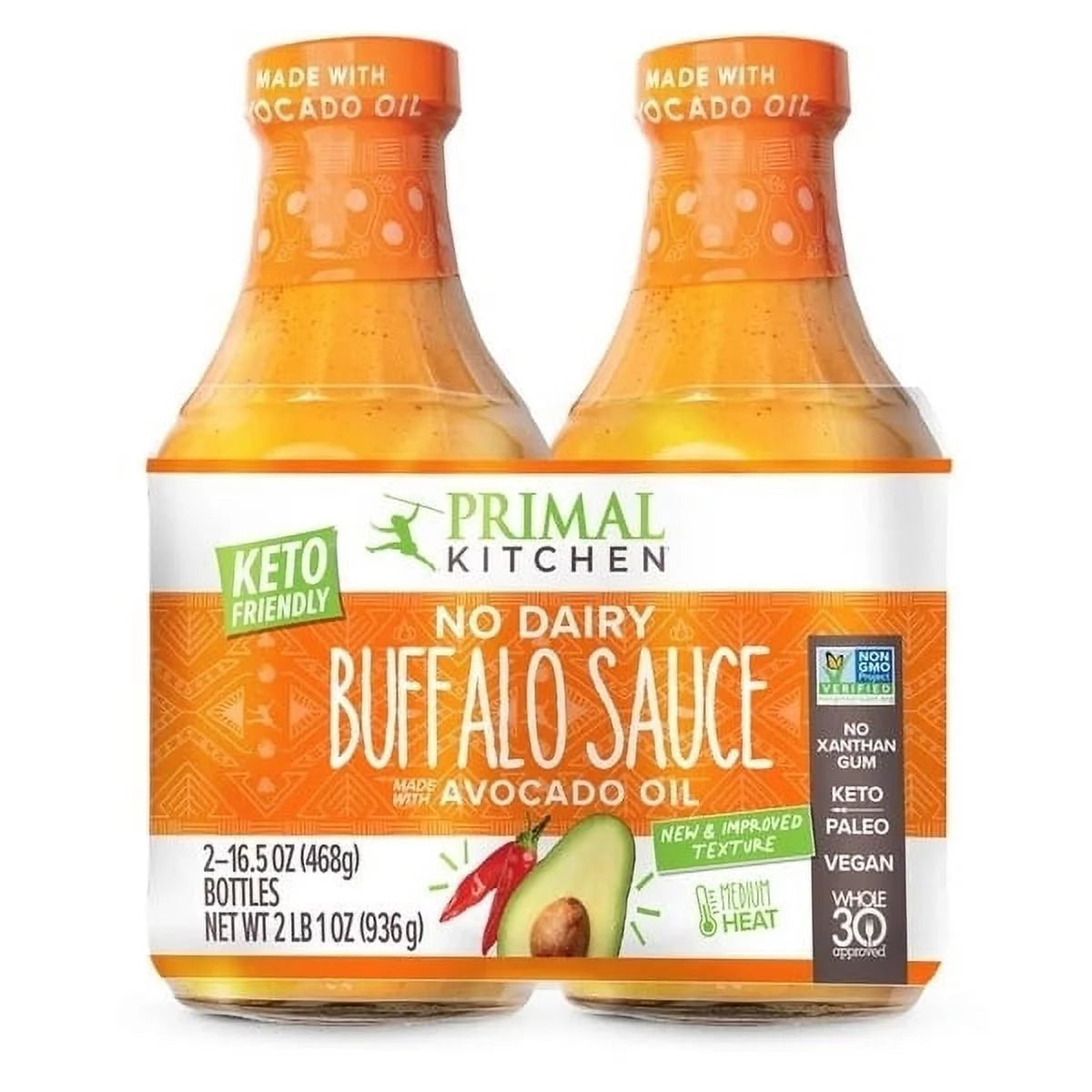 Buffalo Sauce with Avocado Oil 16.5 Ounce (Pack of 2) I275539