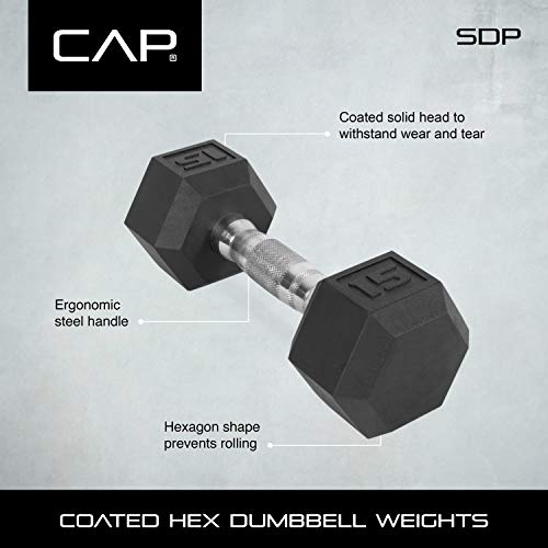 Coated Hex Dumbbell V173