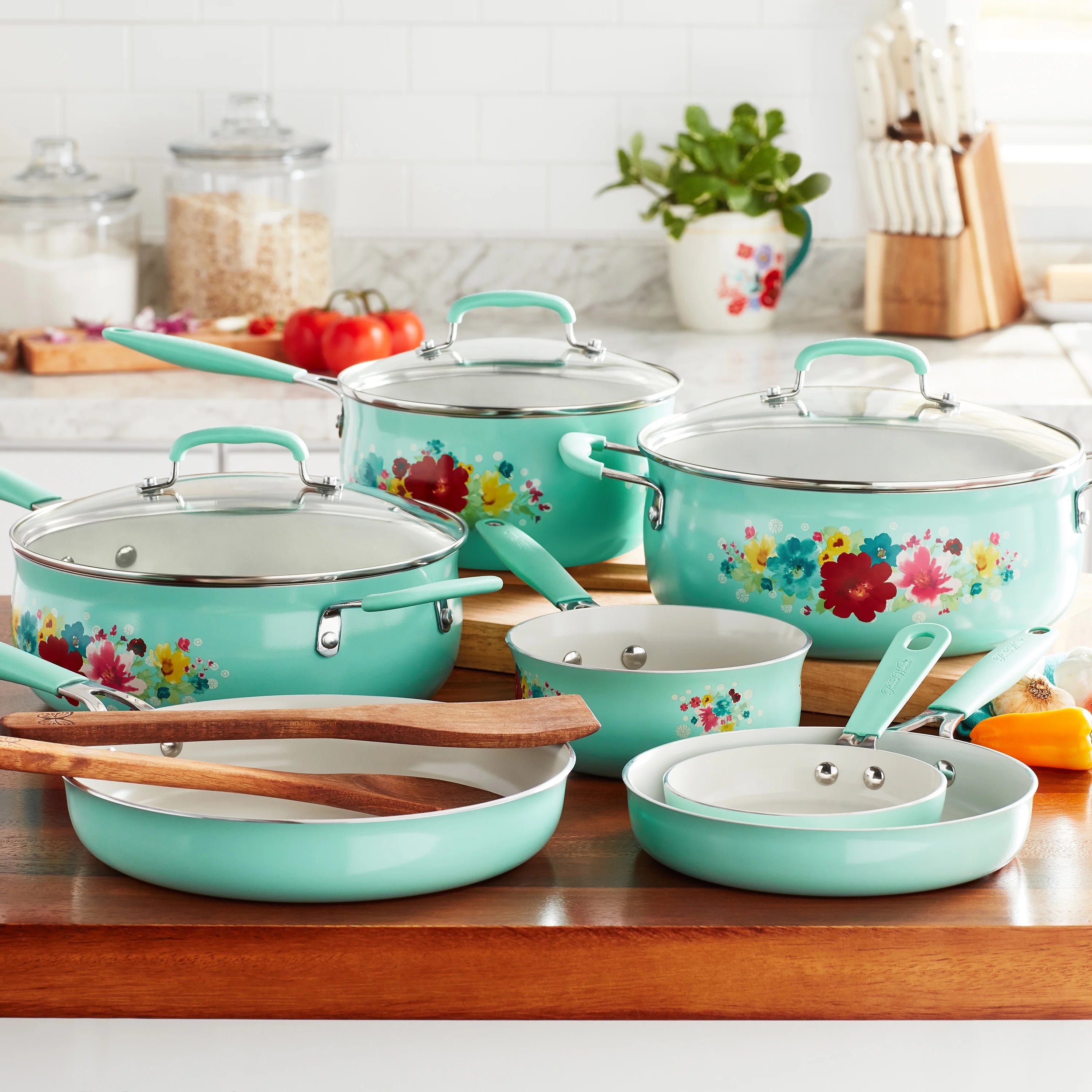 12 Piece Ceramic Cookware Set T2828