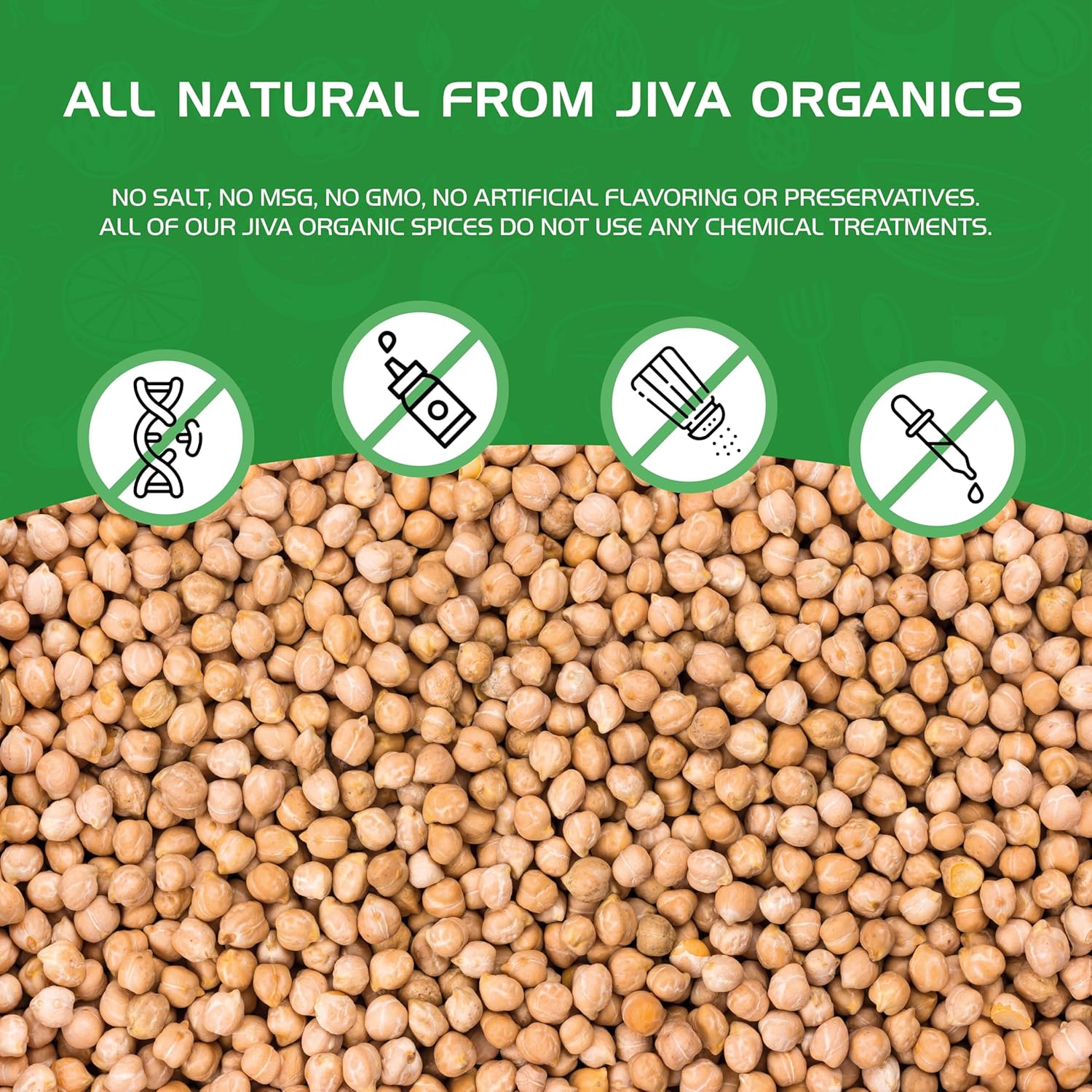 Organic Raw Chickpeas 4 LB R729075