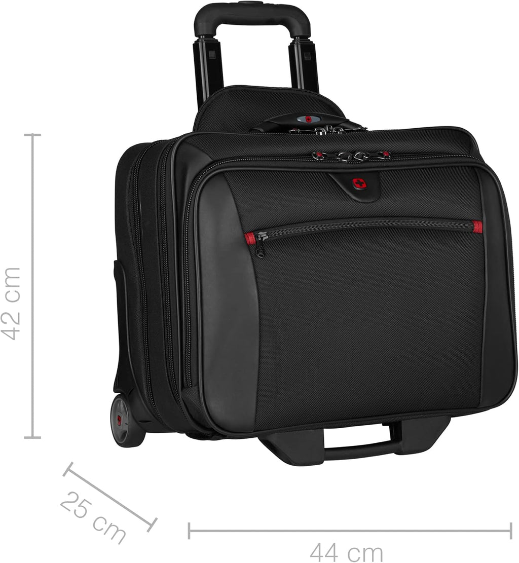 Rolling Case Blk Up To 17IN Laptop D392753