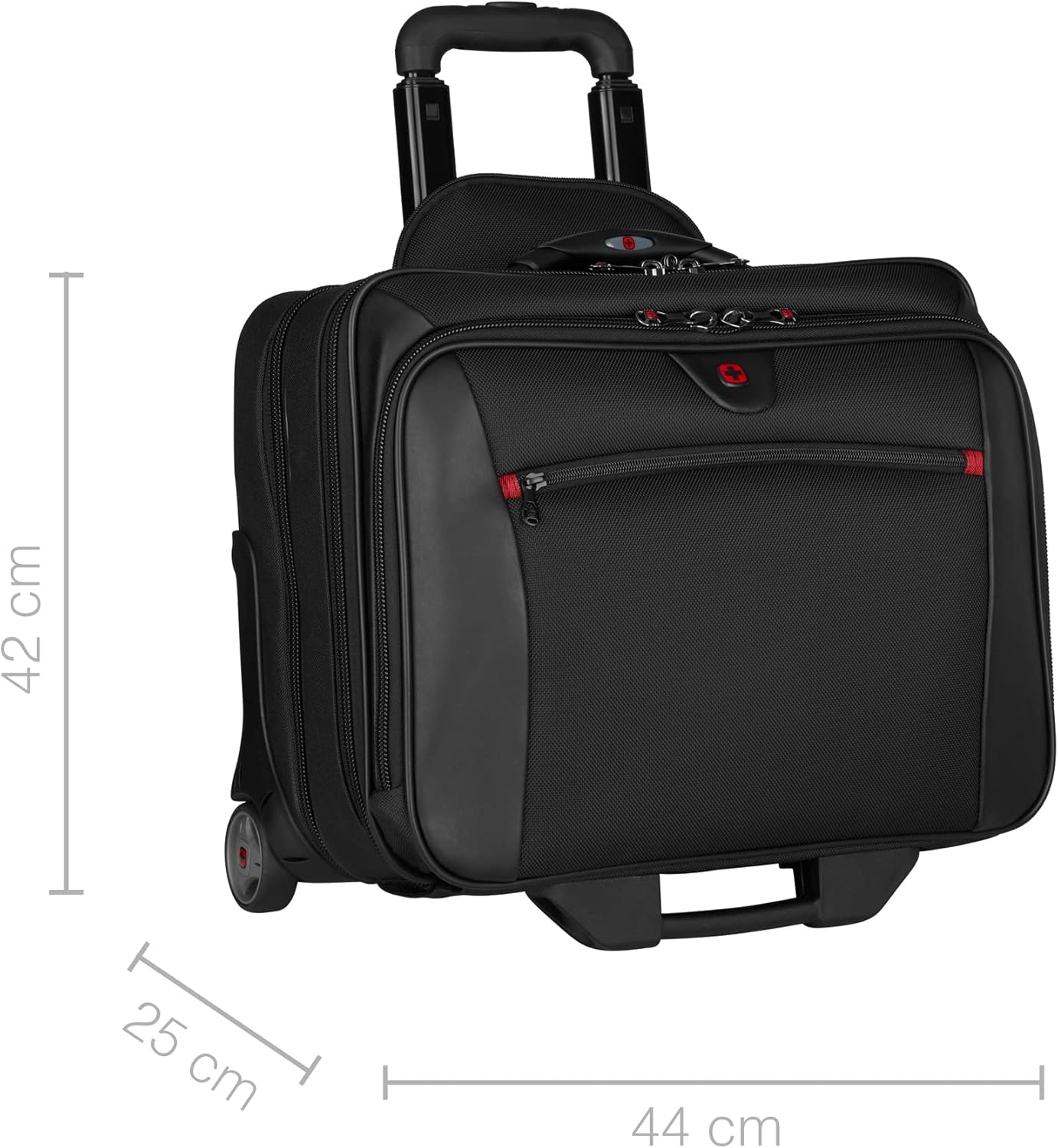 Rolling Case Blk Up To 17IN Laptop D392753