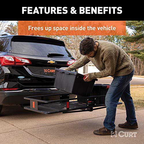 60 x 24-Inch Black Steel Cargo Carrier K237