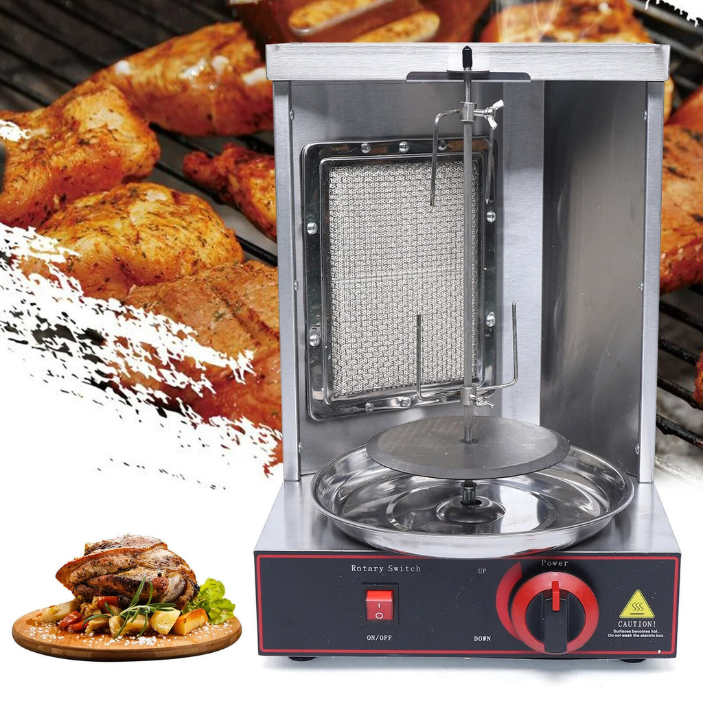 Smokeless Vertical BBQ Rotisserie Broiler X58462