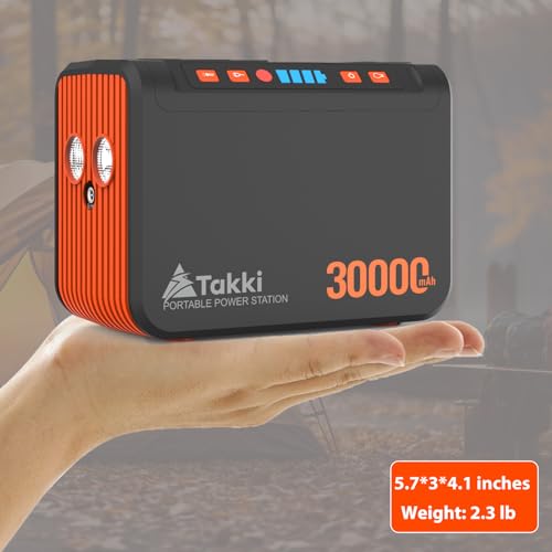 120W Peak Solar Generator Portable Power Station with 21W Panels 88Wh Solar Charger Power Bank O4837