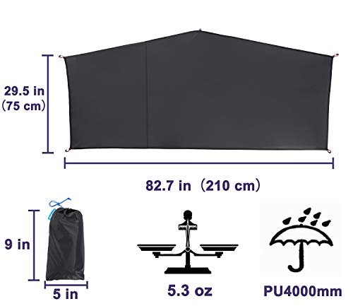 Ultralight 3-Season Backpacking Tent for 1-Person or 2-Person Camping B50748