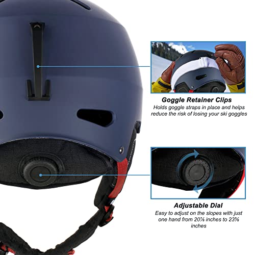 Ski Helmet Snowboard Helmet with Ear Pads Q108