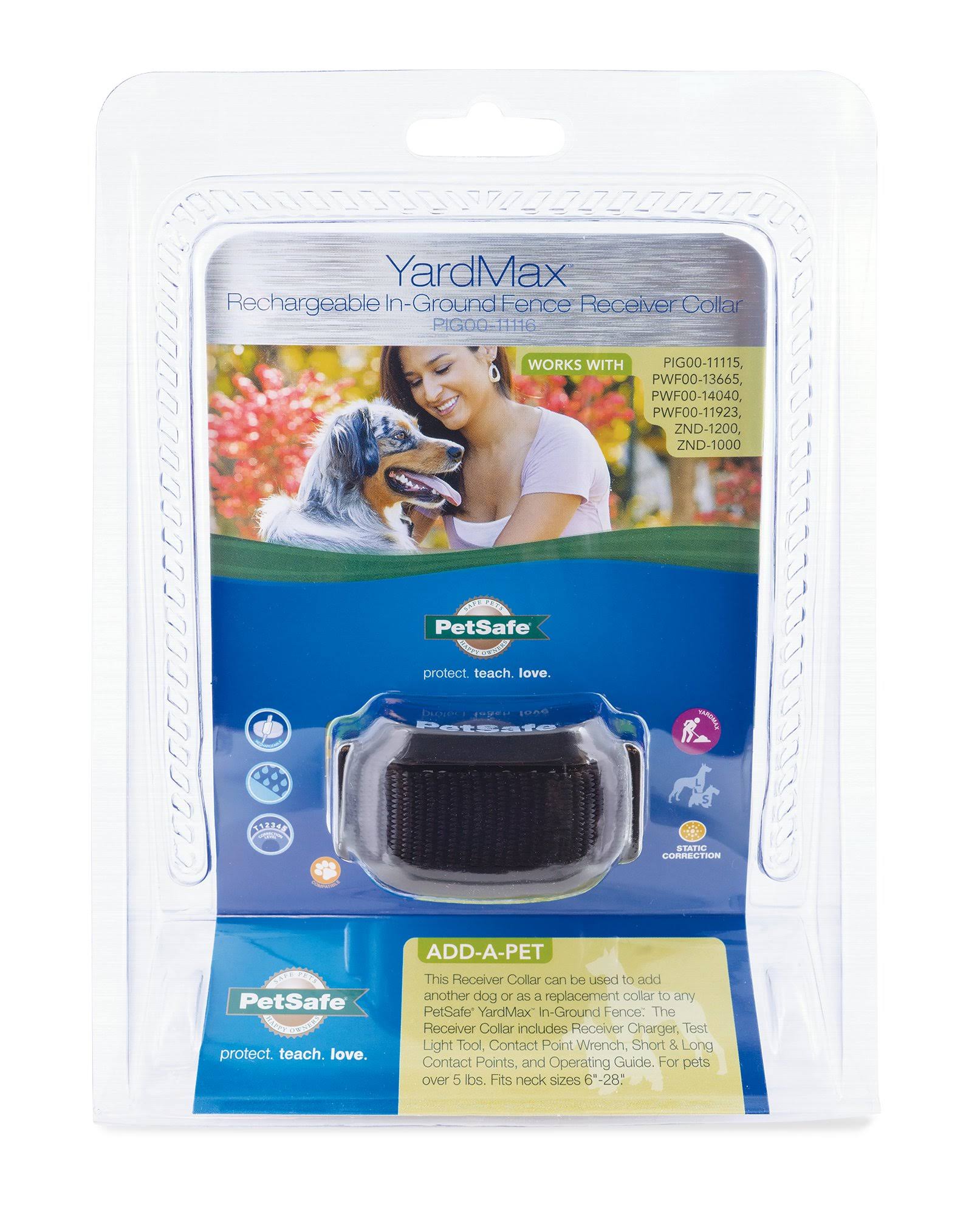 Rechargeable In-Ground Fence Receiver Collar Y117