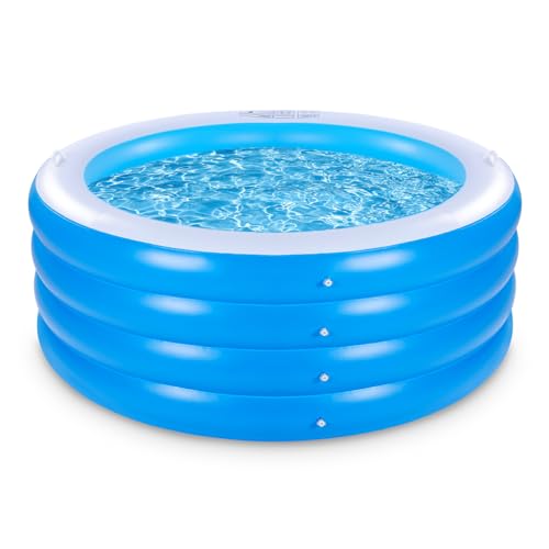 Large Deep Round 70"x30" Inflatable Swimming Pool (Pink) U73616