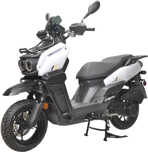 150cc Moped Gas Scooter with 12 inch Aluminum Wheels H81384