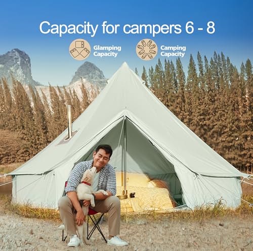 Cotton Canvas Waterproof Large Tent Q790426