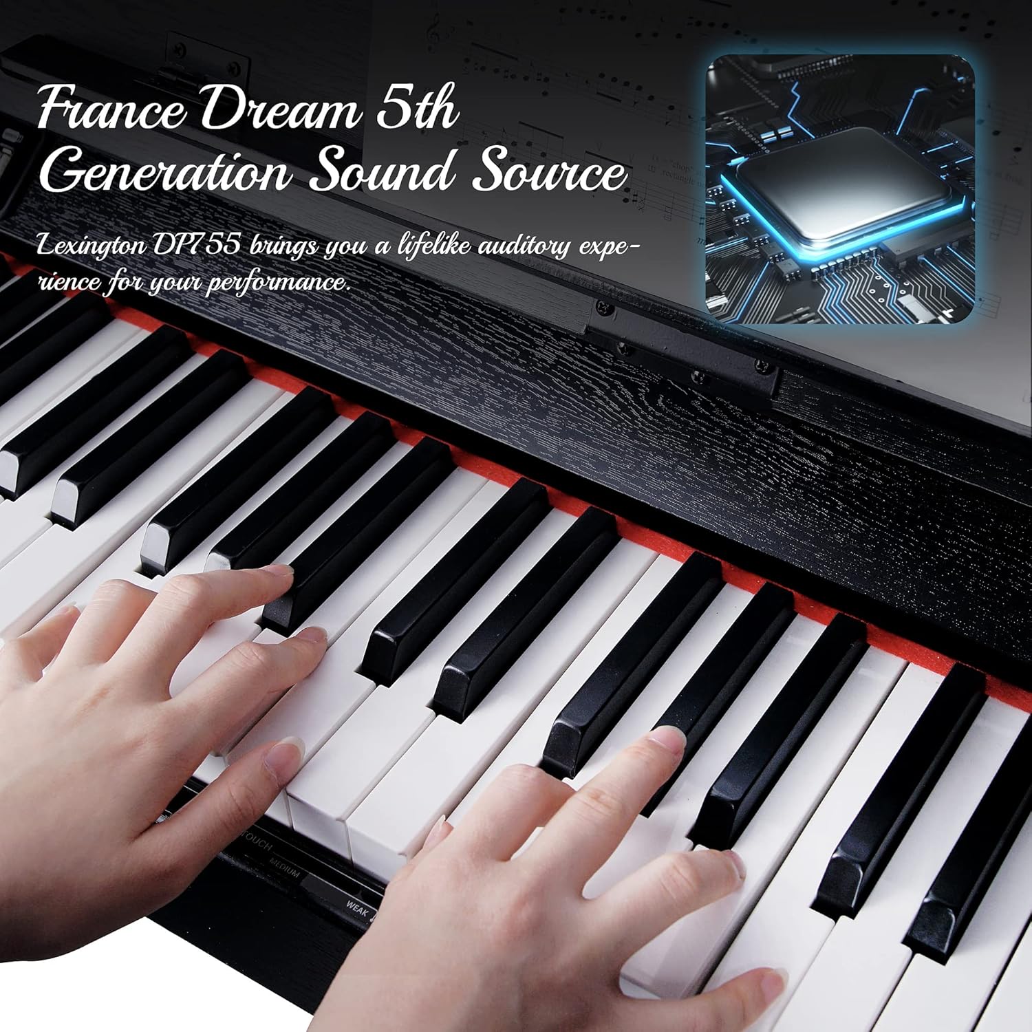 88 Keys Digital Piano Weighted Keys A99414