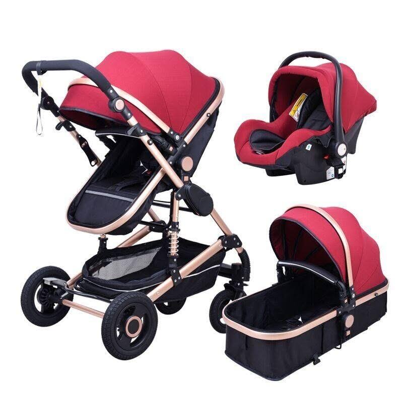 High Landscape Baby Stroller 3 in 1 Multifunctional Car P523
