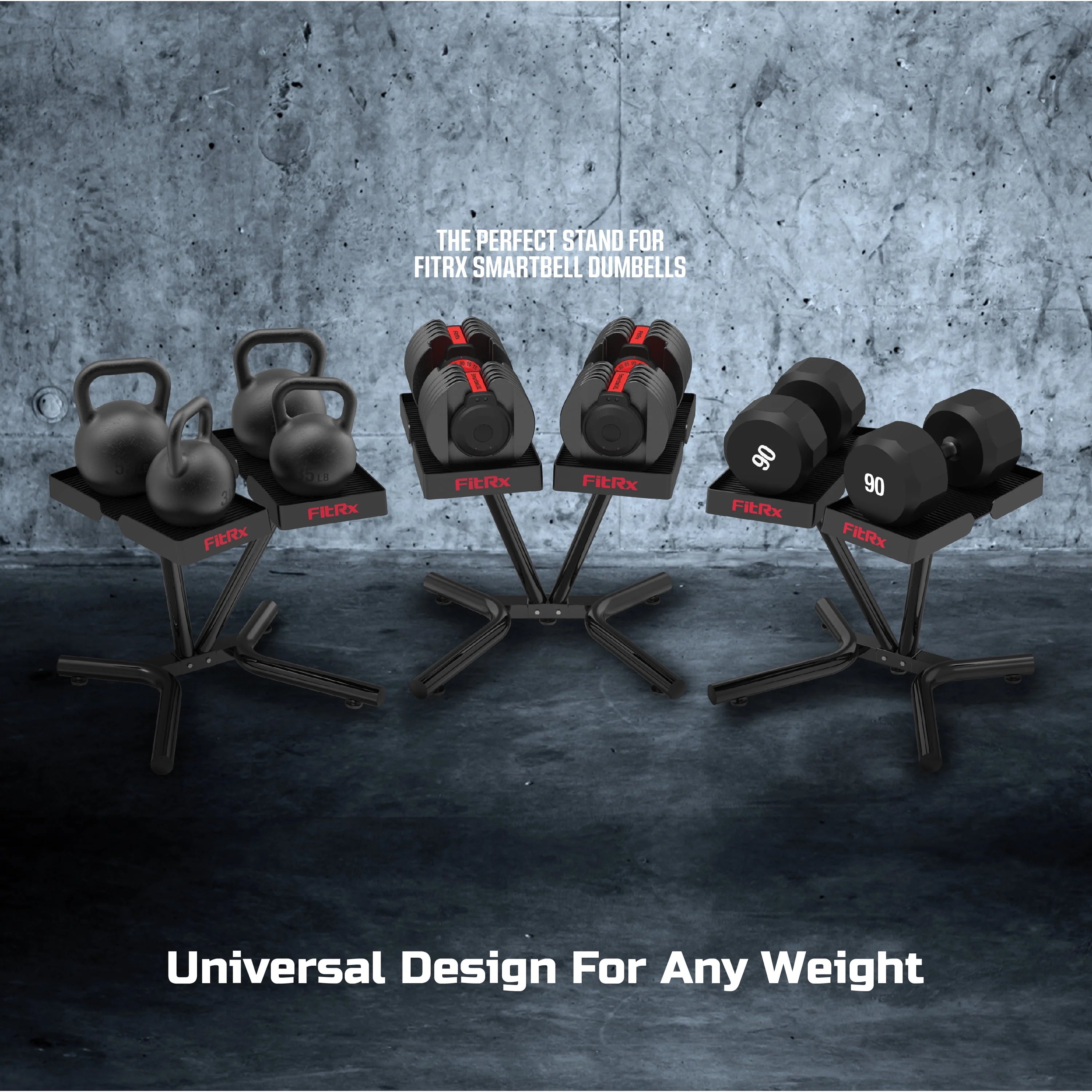 Dumbbell and Kettlebell Weight Rack Stand I70052