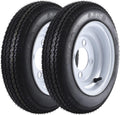 4.80-8 Trailer Tires with 8'' Rims, 4 Lug on 4'', Load Range C, 6PR F625894