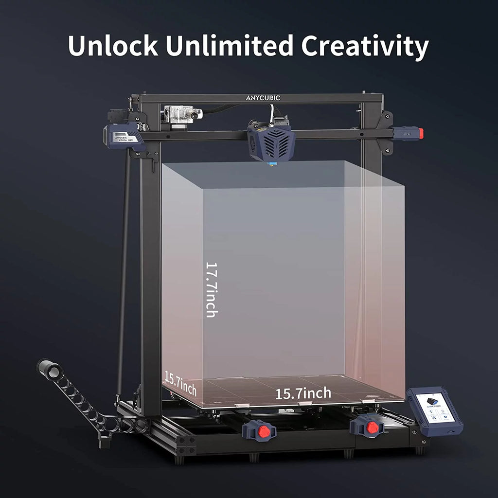 Black FDM 3D Printer with 1 kg PLA O17831