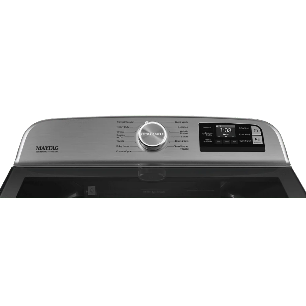 28 Wide 5.2 Cu. Ft. Top Loading Washer - Metallic Slate A64393