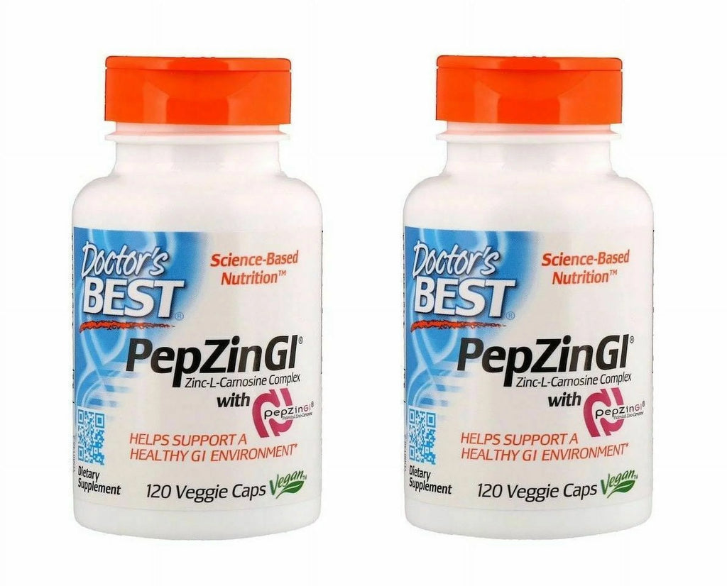 120 Veggie Capsules Zinc-L-Carnosine Complex V400