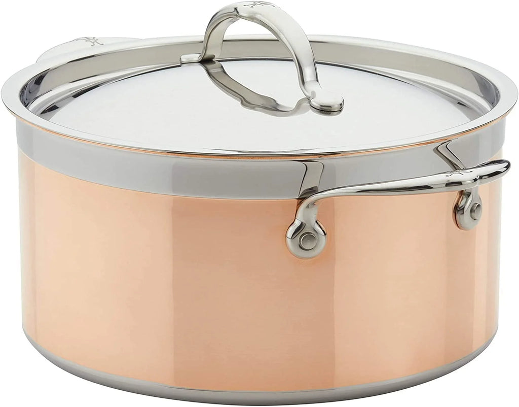 100% Pure Copper 10-Piece Cookware Set X804736