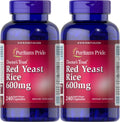 Red Yeast Rice Capsule 600 mg, 240 Count, Pack of 2 B867