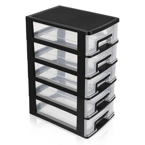 4 Drawer Plastic Desk Organizer V340