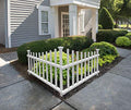 White 40" W x 30" H Vinyl Accent Fence N9160