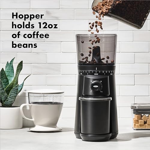 Matte Black Conical Burr Coffee Grinder J729790