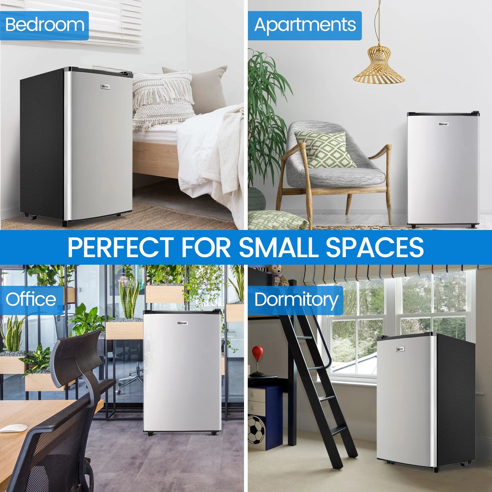 3.2 Cu ft Single Door Mini Fridge Z547