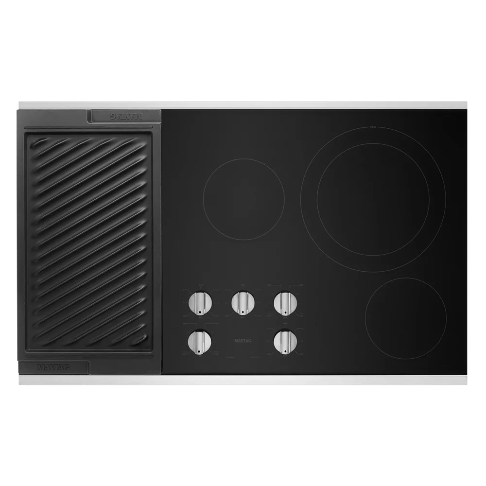 36" Wide Built-In Electric Cooktop - Stainless Steel T327984