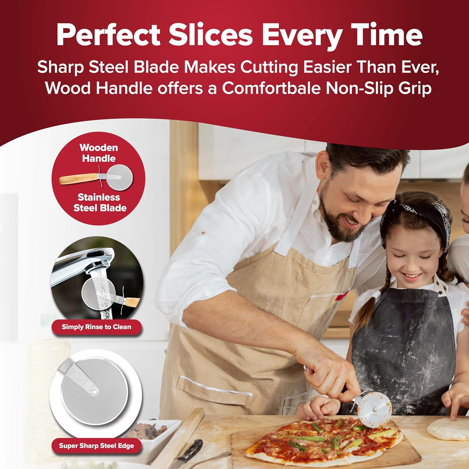 12 Inch Electric Pizza Oven with Pizza Cutter, Pizza Slicer and Serving Tray O604289