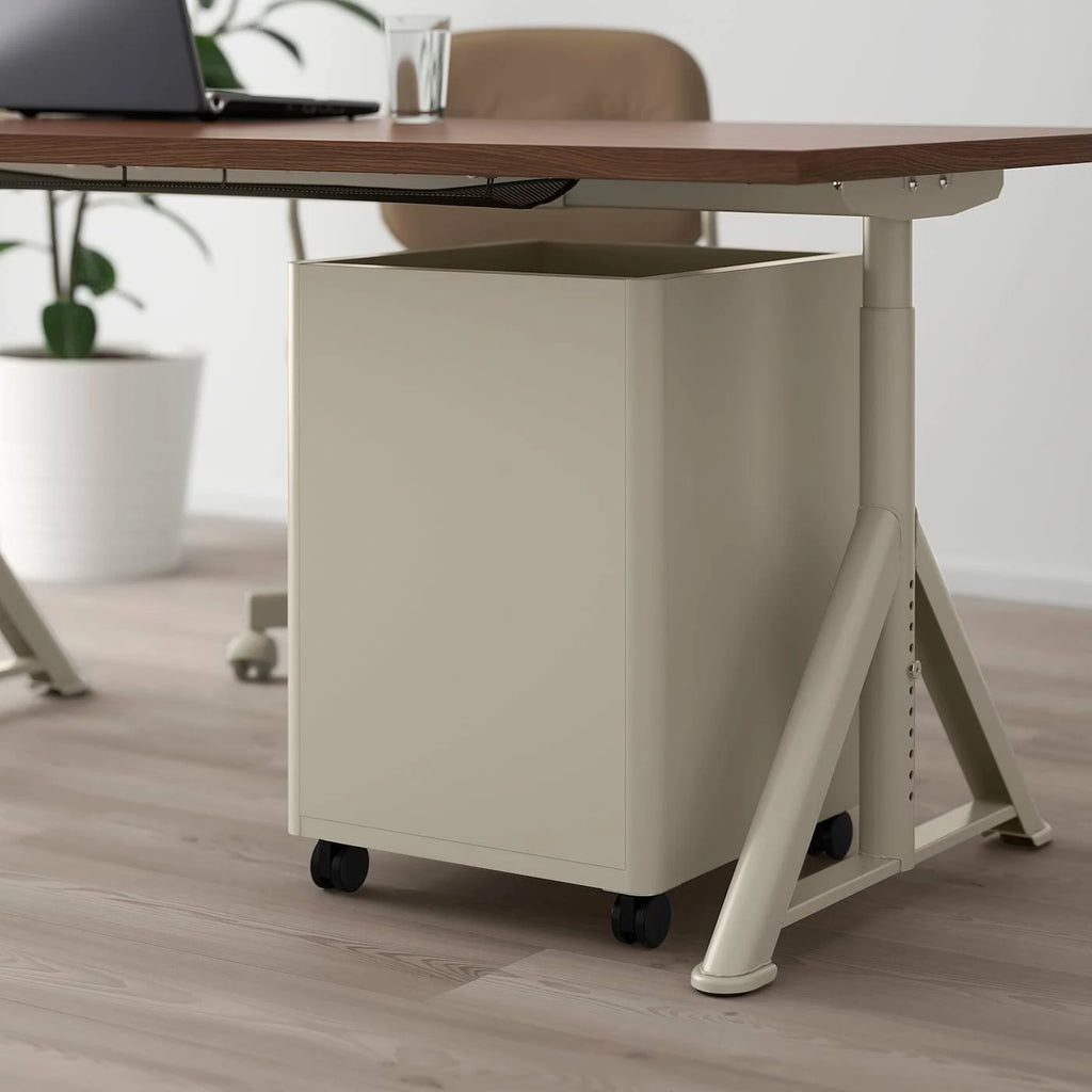 Beige Drawer Unit on Casters B713