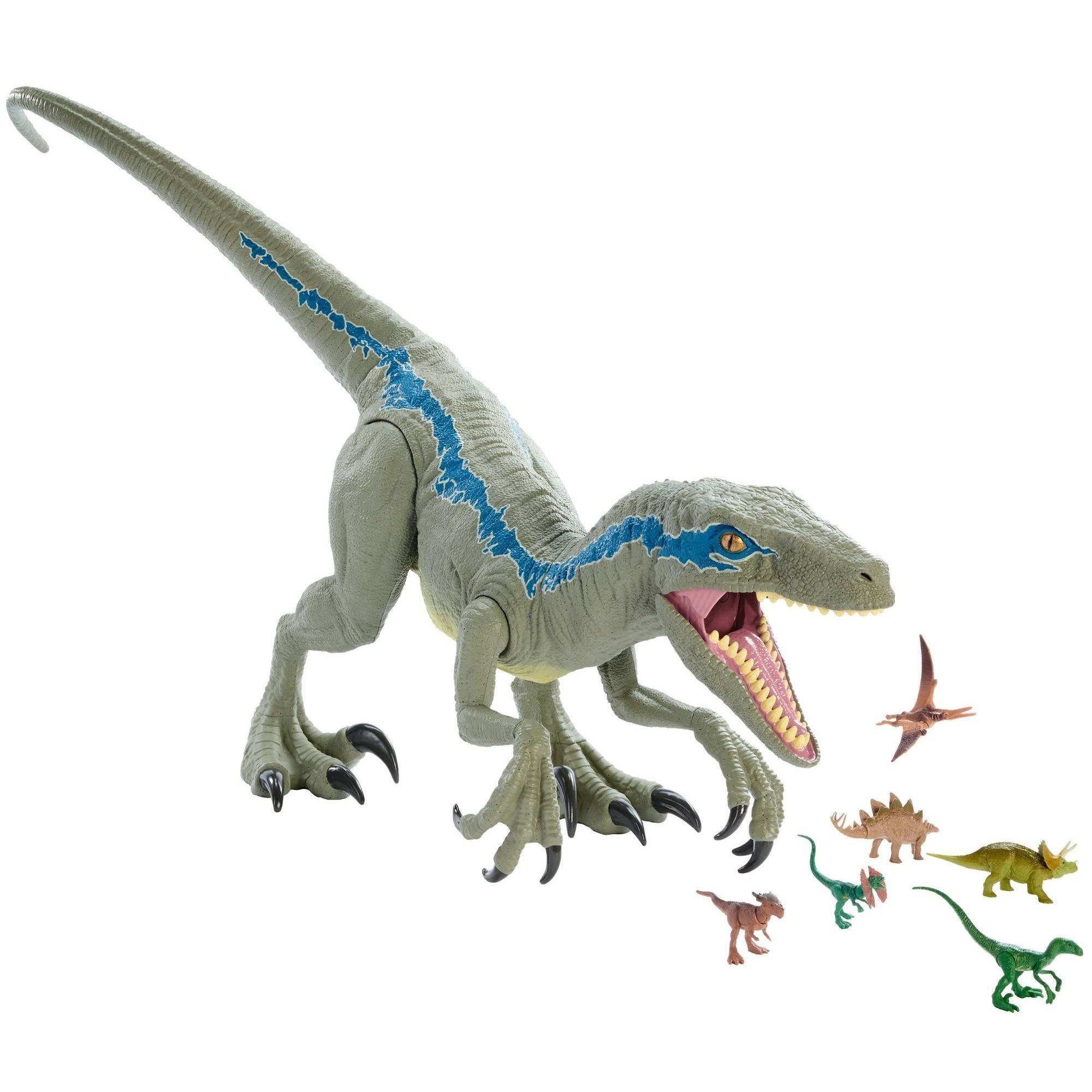 Super Colossal Velociraptor Blue O26179
