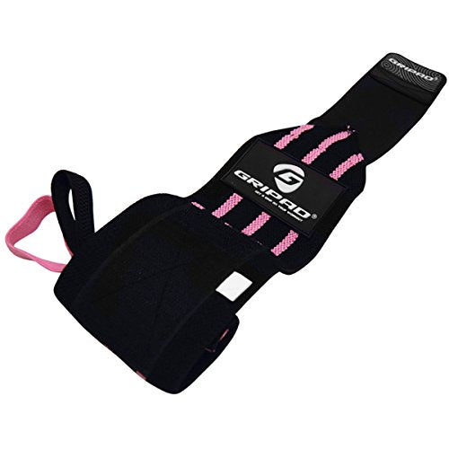 12" x 3" Weight Lifting Support Wrist Wraps with 2 Thumb Loops C579852