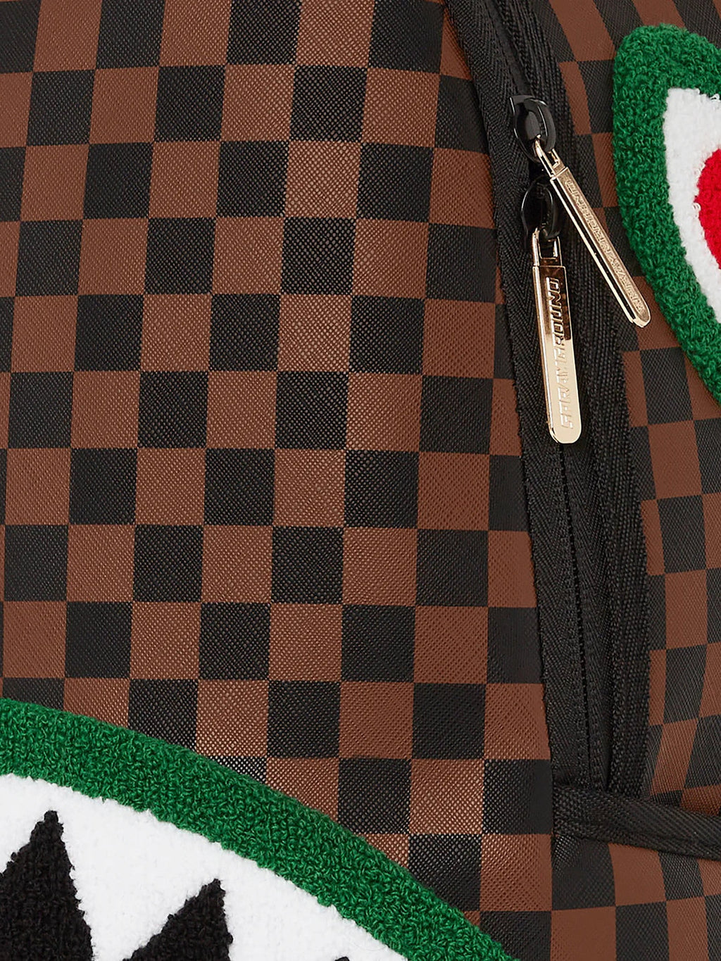 Brown Chenille Backpack F5140