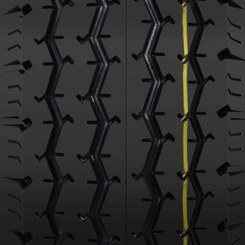 4.80-8 Trailer Tires with 8'' Rims, 4 Lug on 4'', Load Range C, 6PR F625894