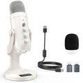 White USB Microphone Y22751